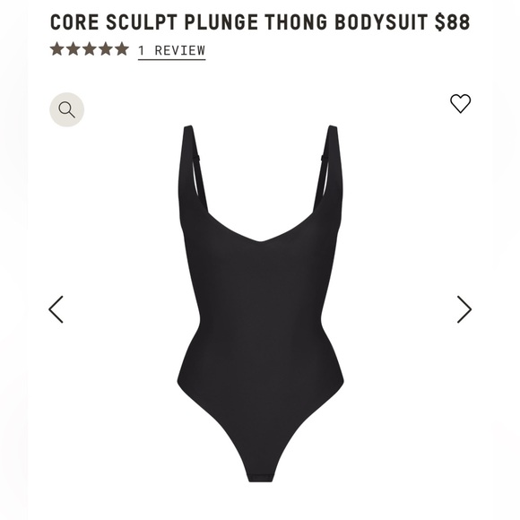 SKIMS Other - SKIMS Core Sculpt Plunge Thong Bodysuit/ Shapewear